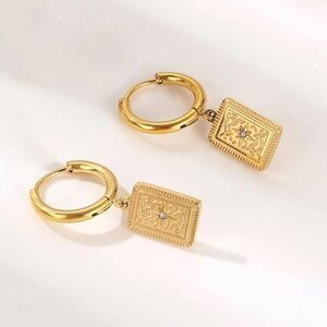 Bohemian hoop earrings N558